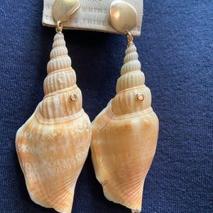 Beautiful Anthropologie Shell Earrings